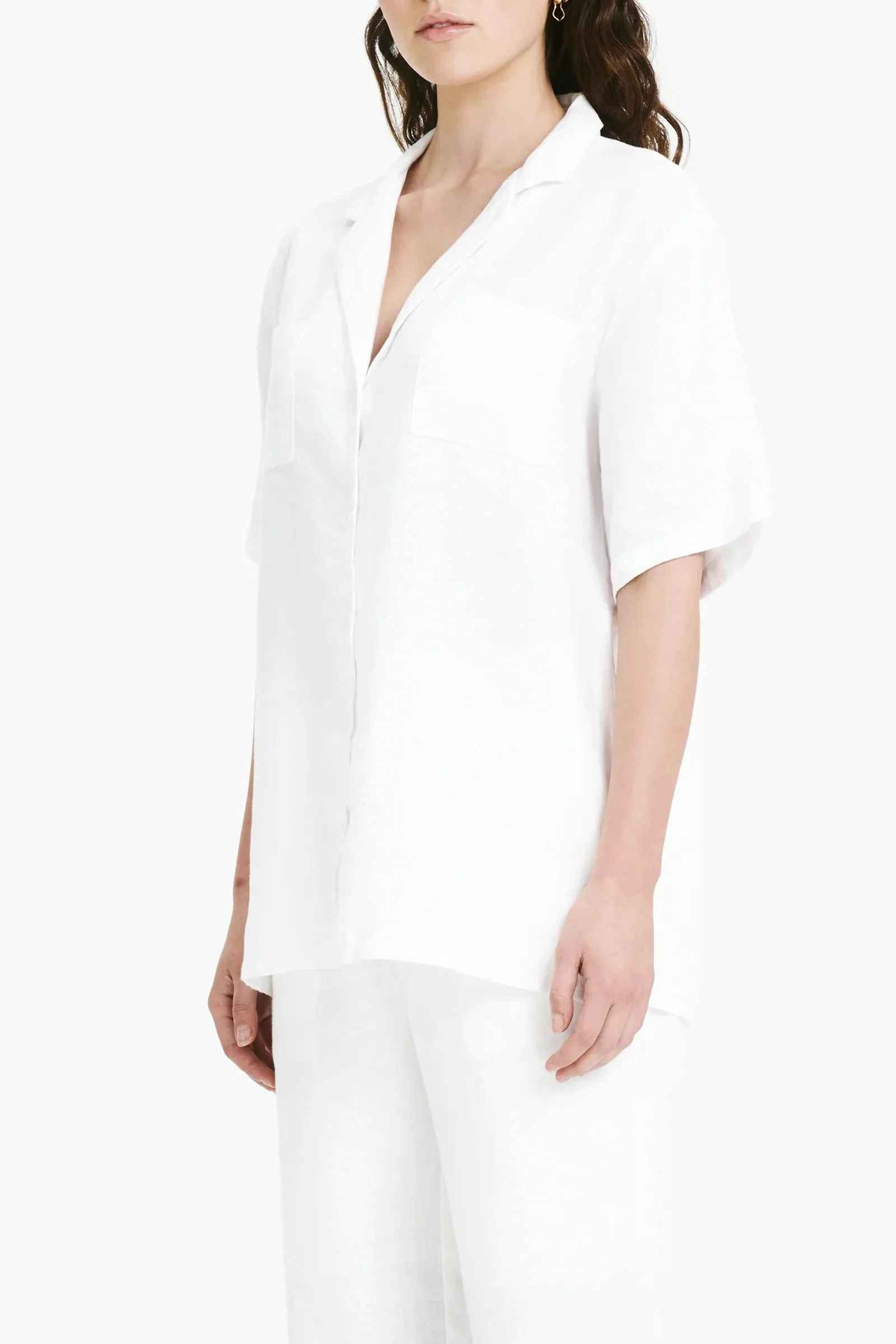 Rynn Resort Shirt White