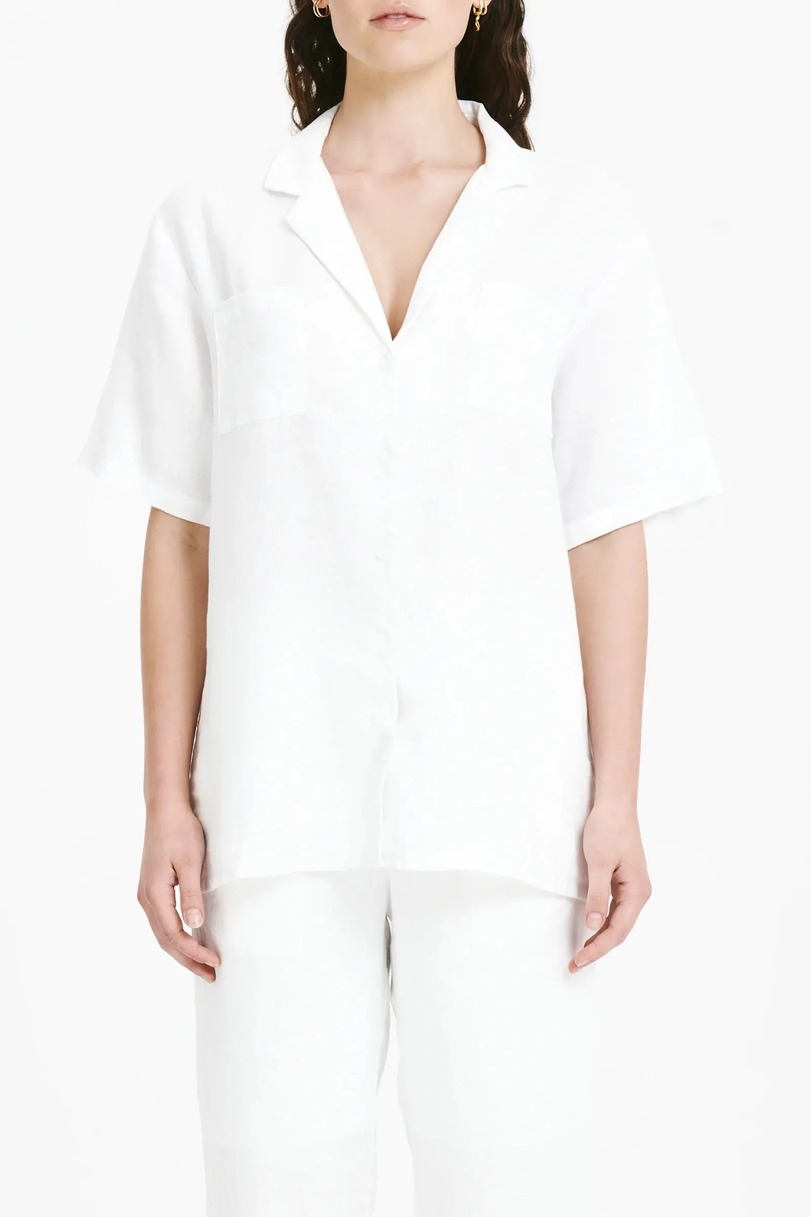 Rynn Resort Shirt White