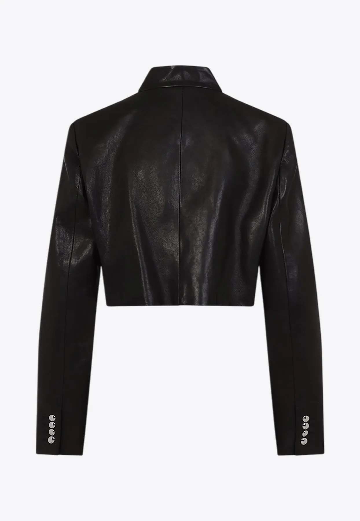 Samuelson Cropped Leather Jacket