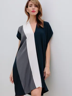 seamed lena dress