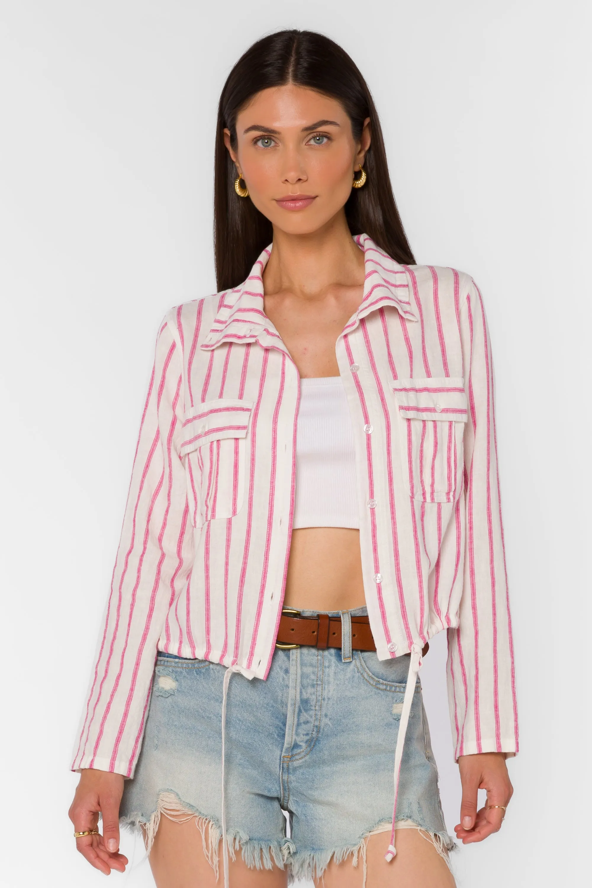 Seren Fuchsia Stripe Jacket