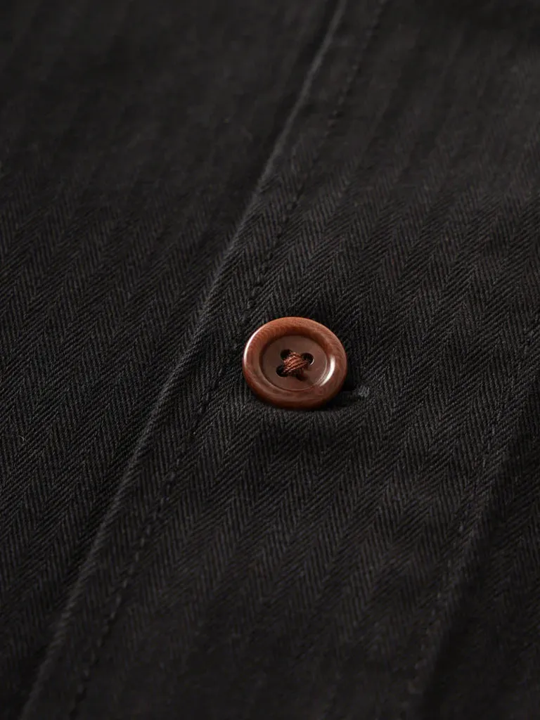 Service Works Herringbone FOH Jacket in Black