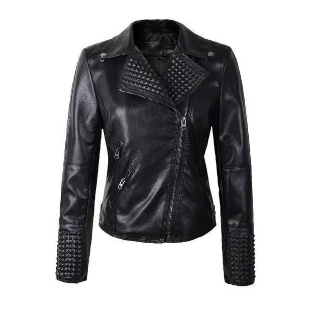 Sheeny Leather Jacket
