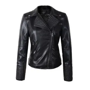 Sheeny Leather Jacket