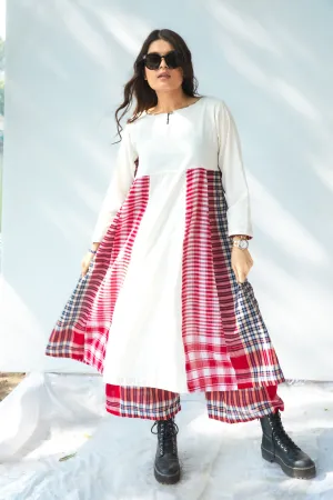 Side Panelled Dress   Palazzo Set (2 Piece Set)