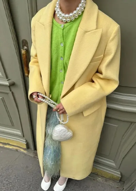 Sienna - Longline StructuRed Wool Coat