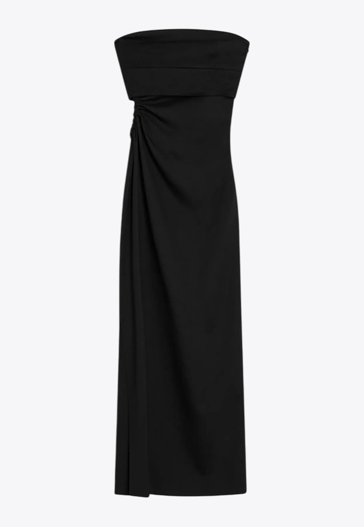 Silva Bustier Wool-Blend Midi Dress