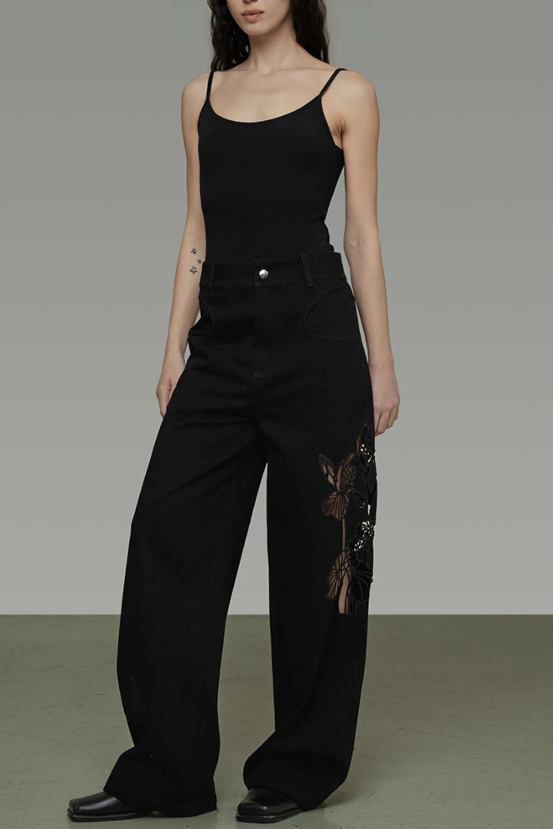 Simple Design Cutout Camisole