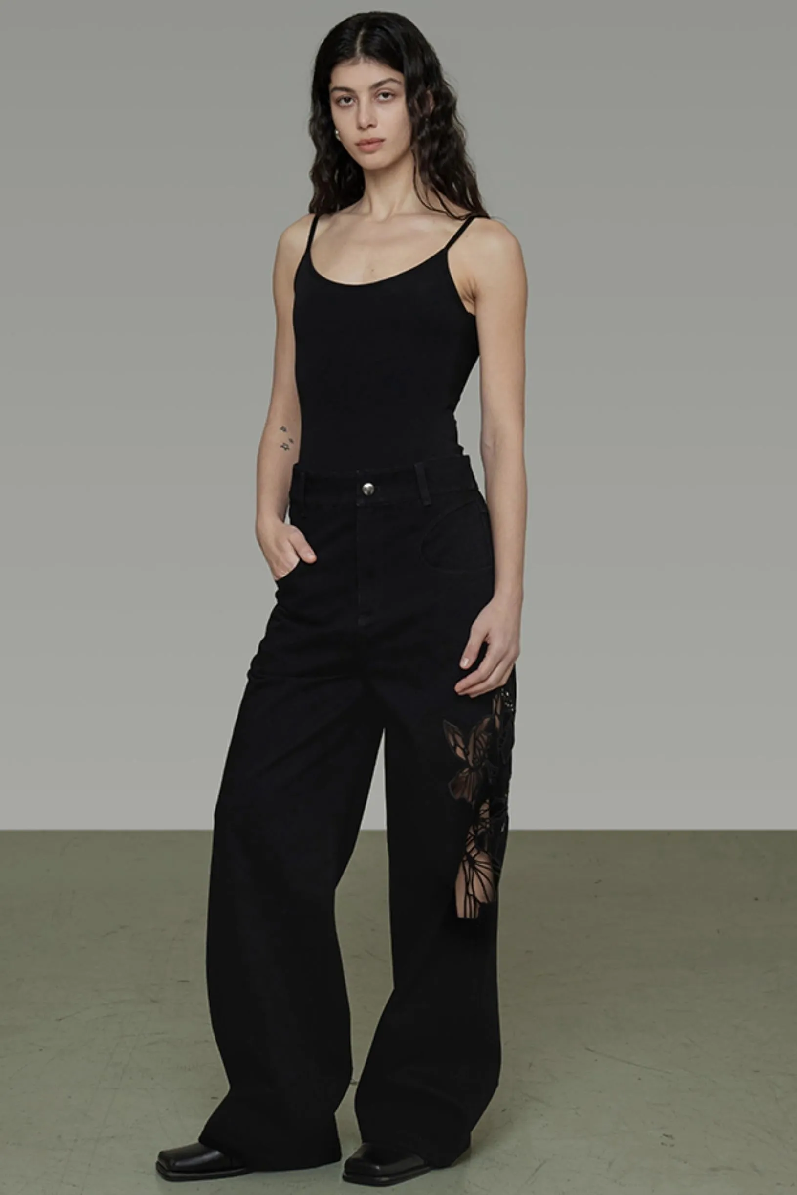 Simple Design Cutout Camisole
