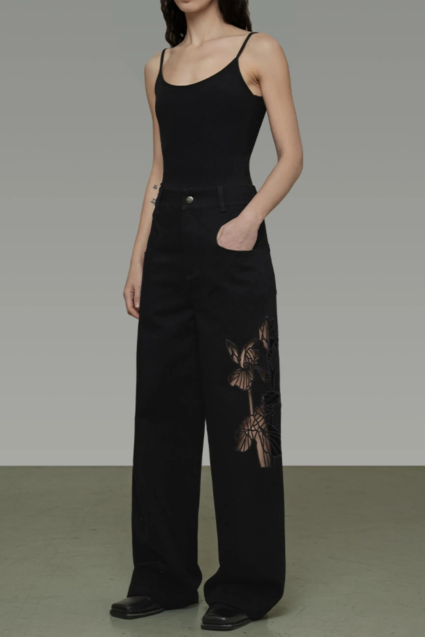 Simple Design Cutout Camisole