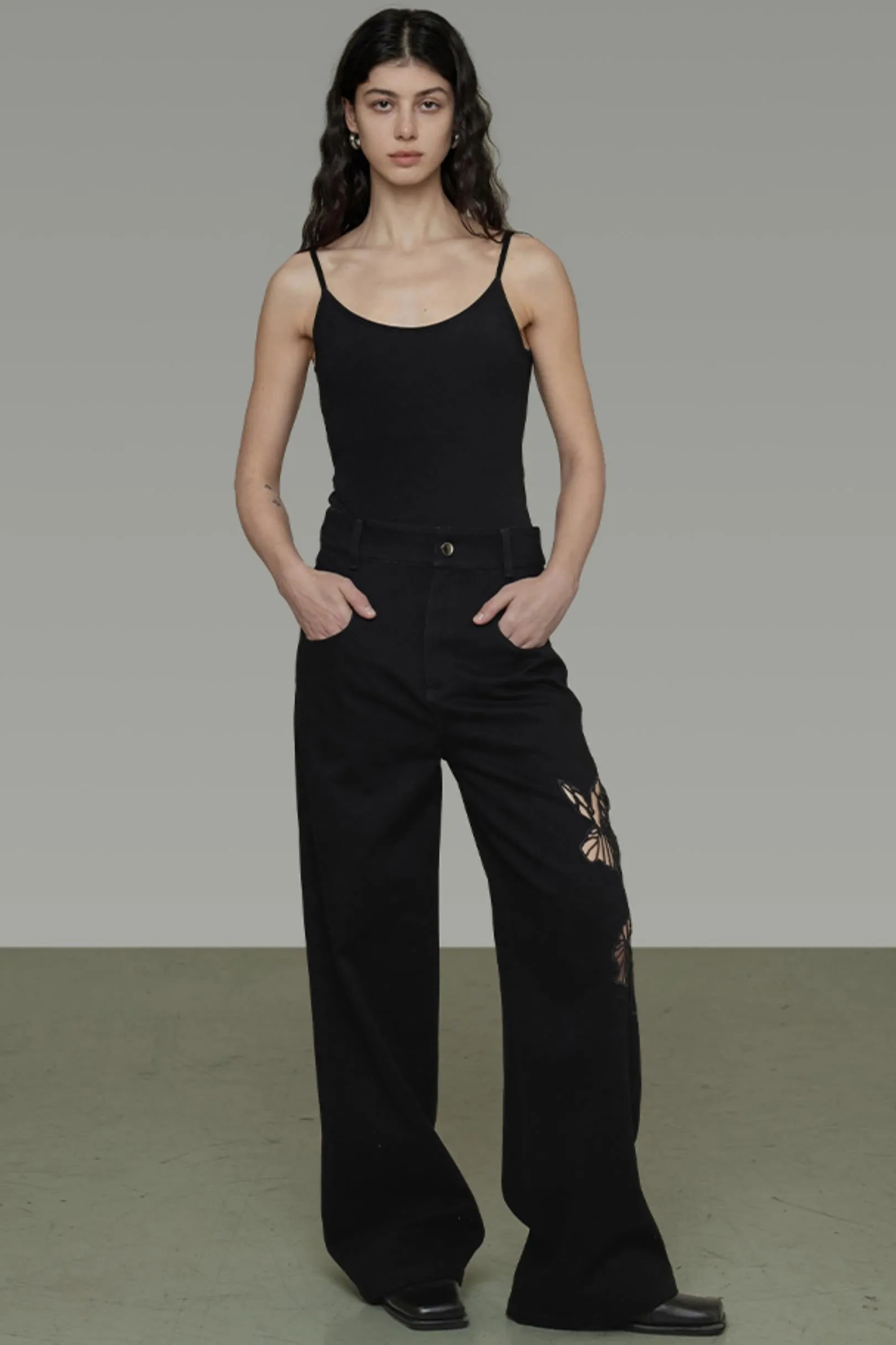 Simple Design Cutout Camisole