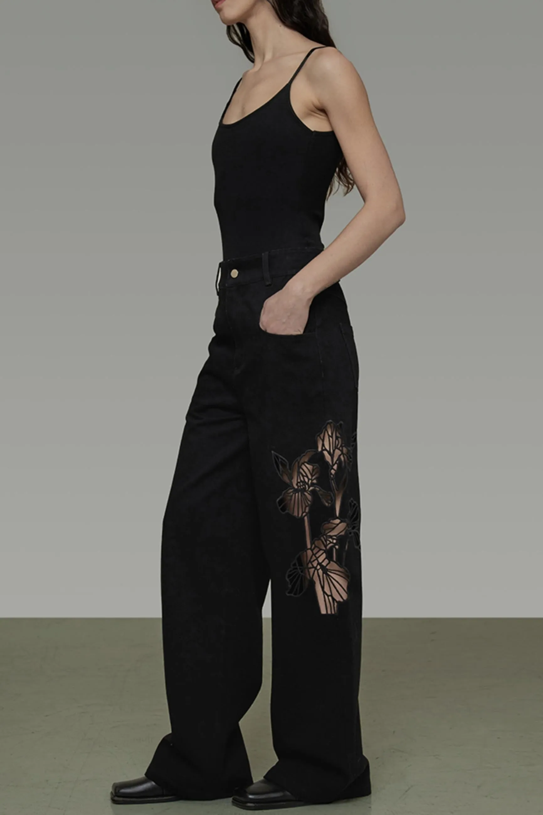 Simple Design Cutout Camisole