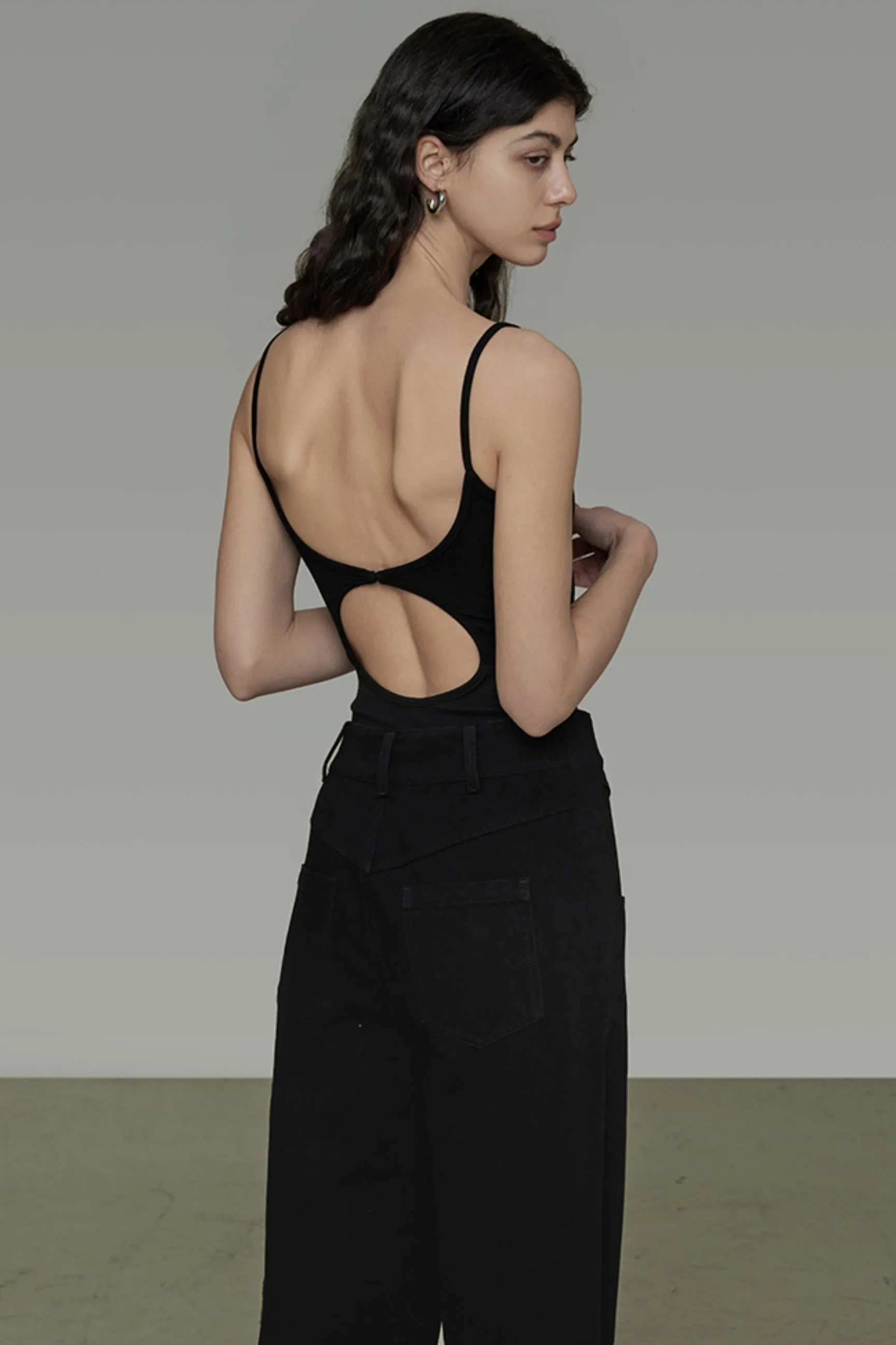 Simple Design Cutout Camisole