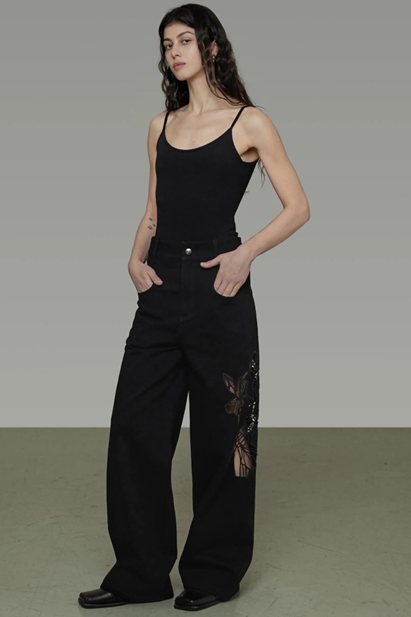 Simple Design Cutout Camisole