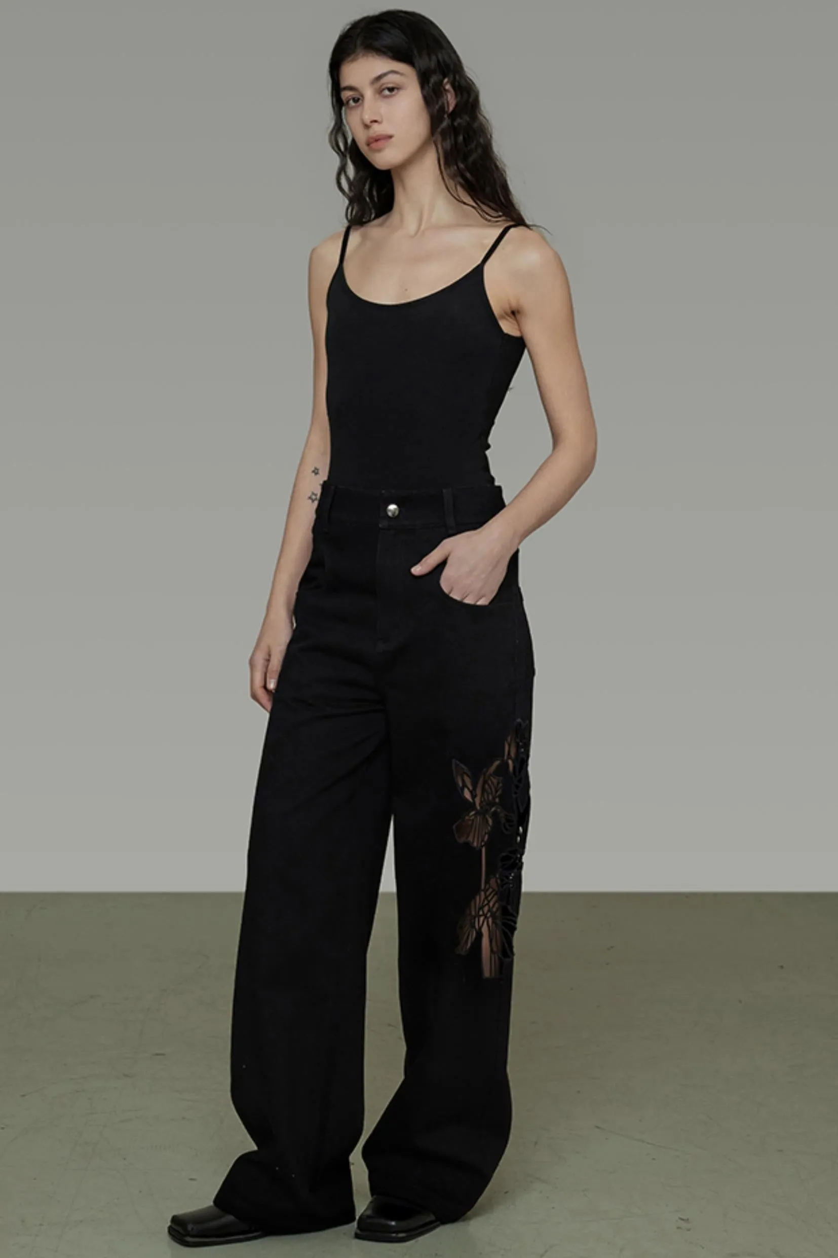 Simple Design Cutout Camisole