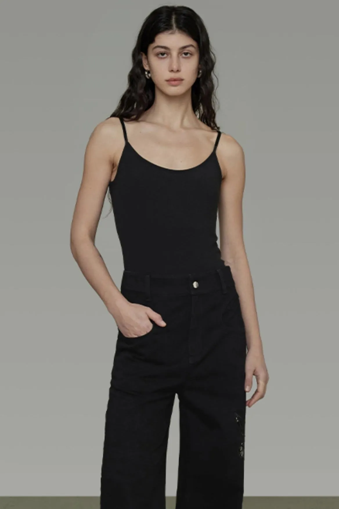 Simple Design Cutout Camisole