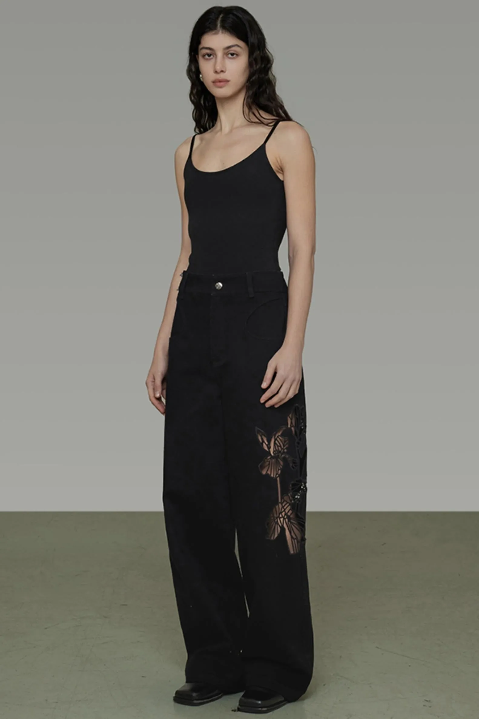 Simple Design Cutout Camisole