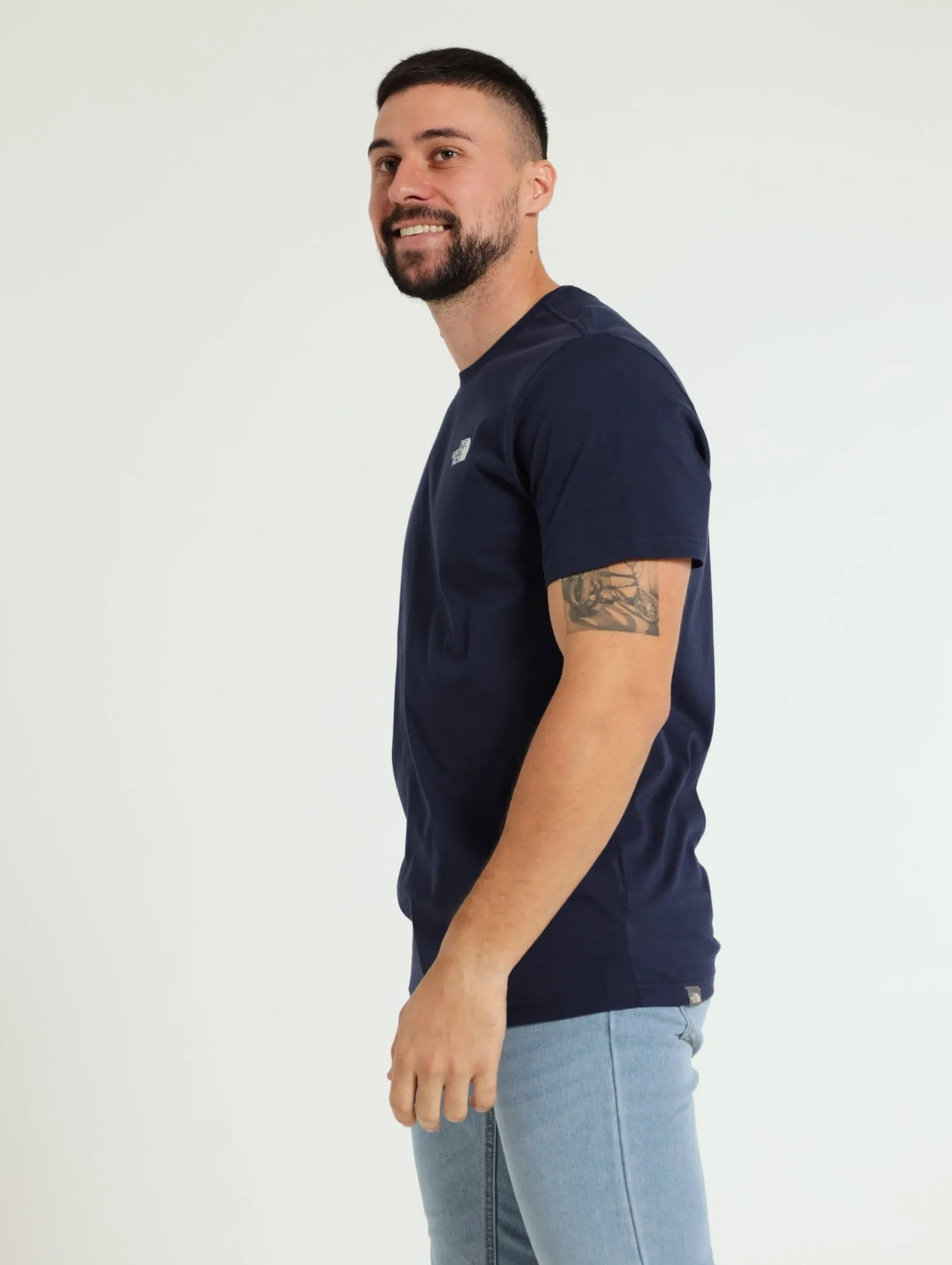 Simple Dome Tee - Navy