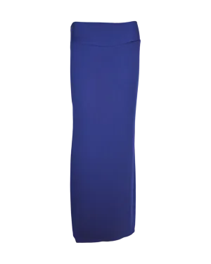 simple maxi skirt / blueberry
