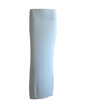 simple maxi skirt / light grey
