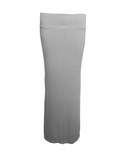 simple maxi skirt / stone
