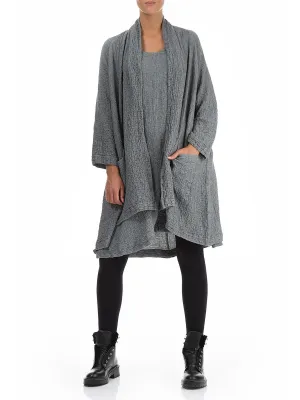 Simple Retro Loose Long Sleeve Cardigan Jacket