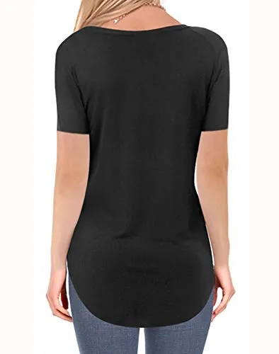 Simple V Neck Summer T-Shirt
