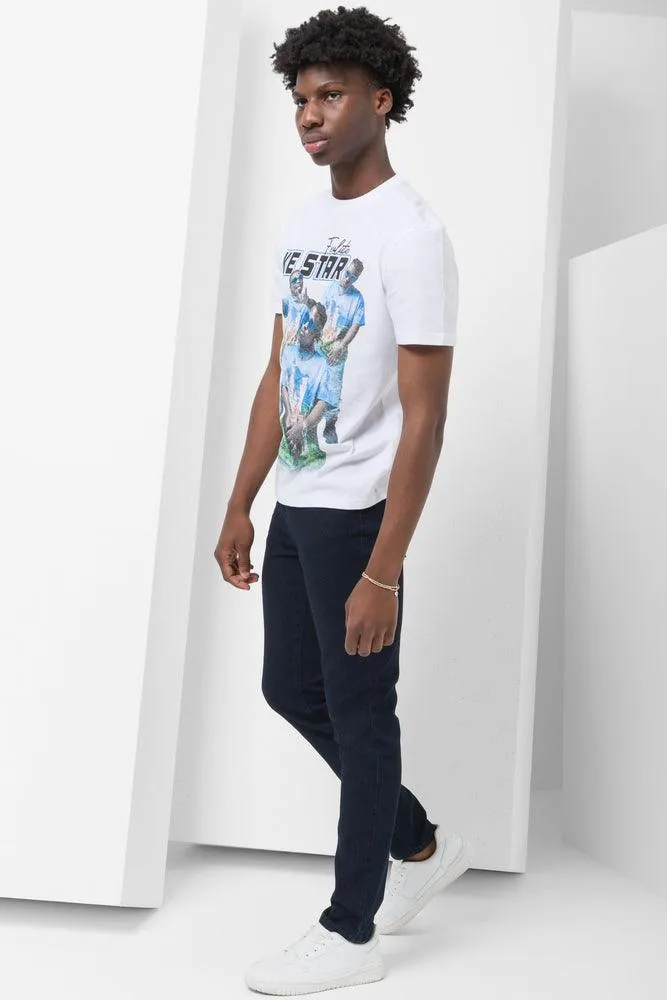Skinny Denim Jeans Dark Blue