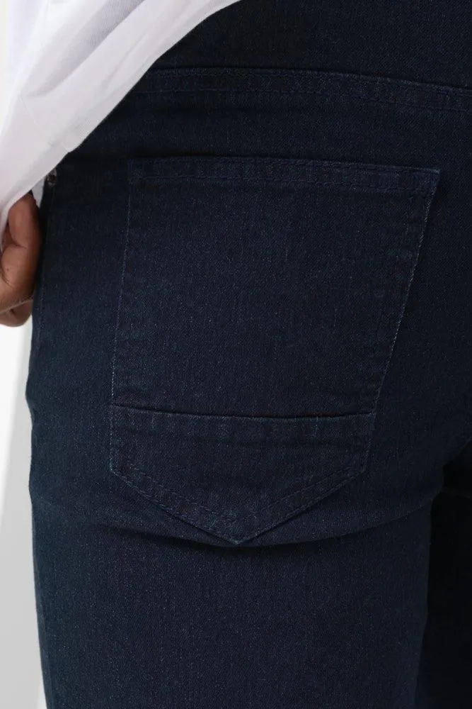 Skinny Denim Jeans Dark Blue
