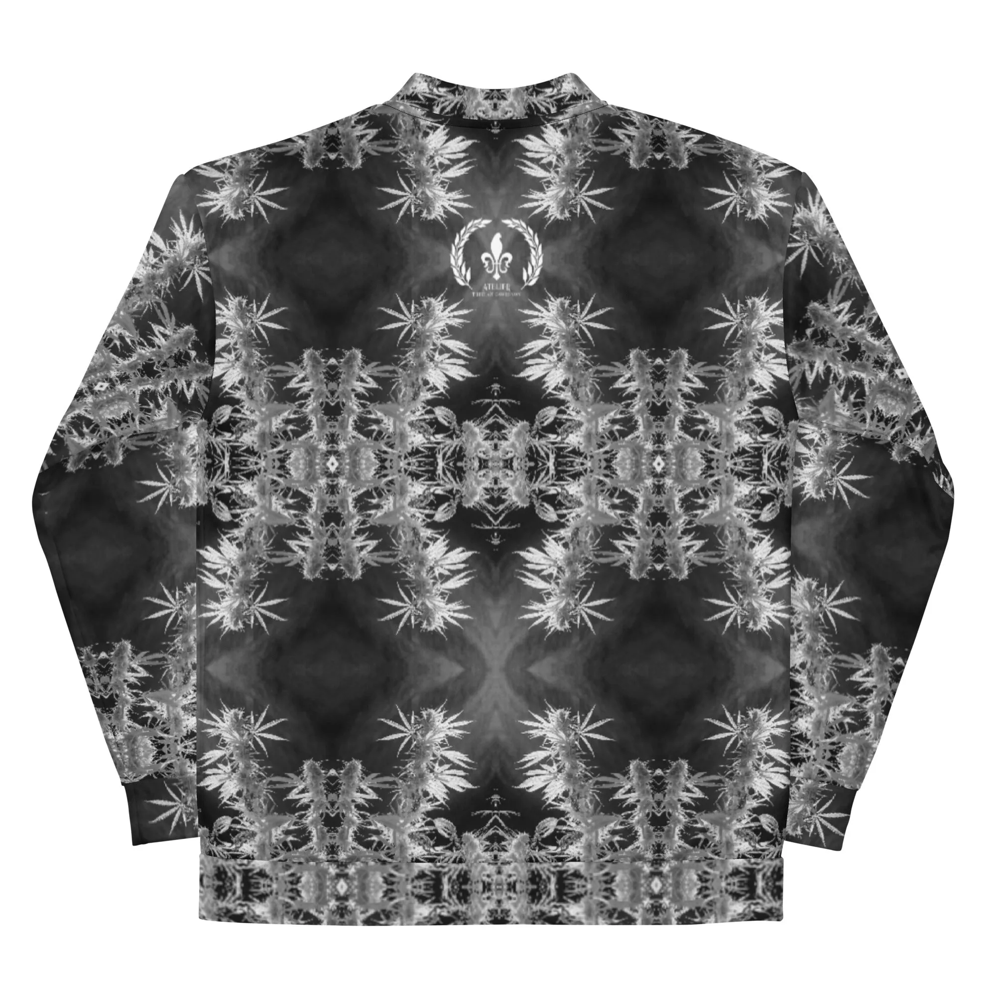 Slim-Fit Bomber Jacket, Cannabis, Midnight