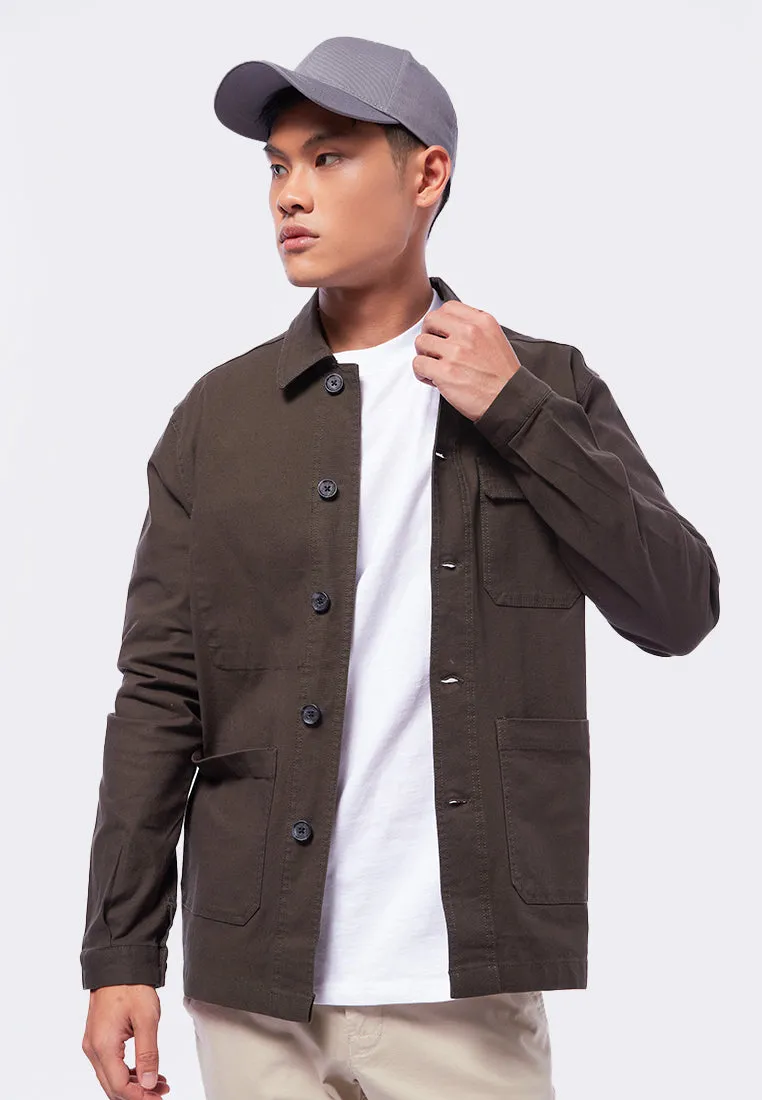 Slim Fit Shirt Jacket