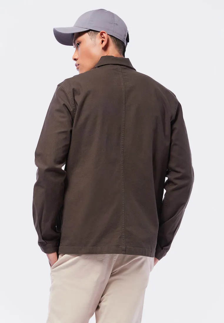Slim Fit Shirt Jacket