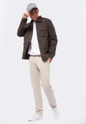 Slim Fit Shirt Jacket