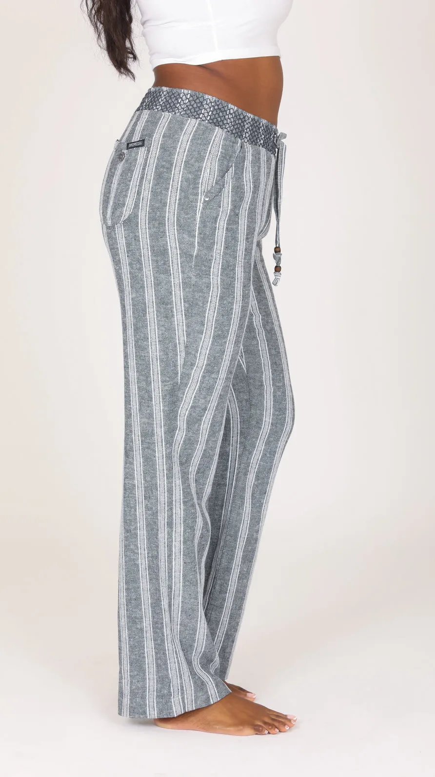Smocked Wide Leg