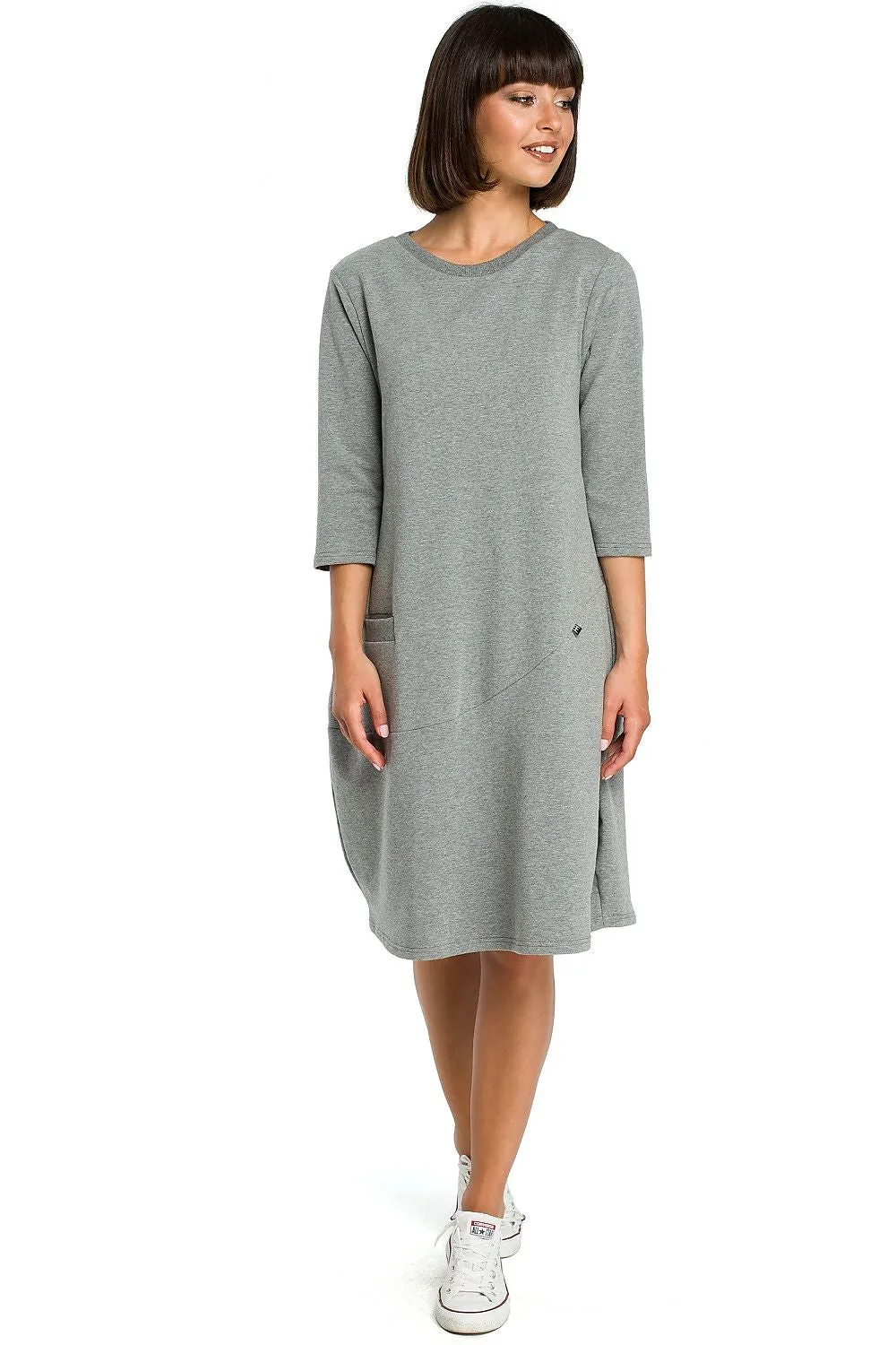 Soft Knit Relaxed Tunic Dress