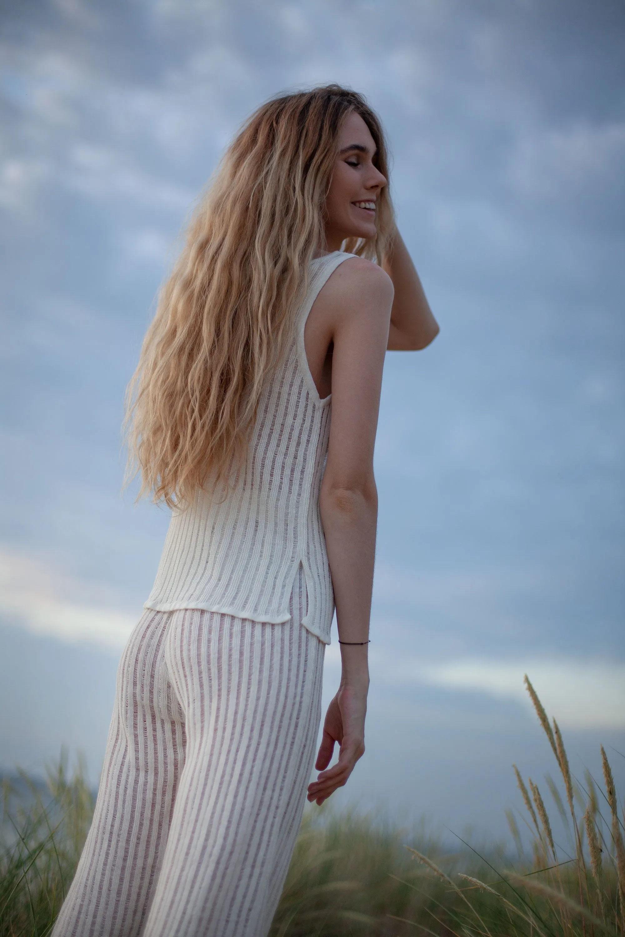 Sole & Caldo Linen Co-ord White