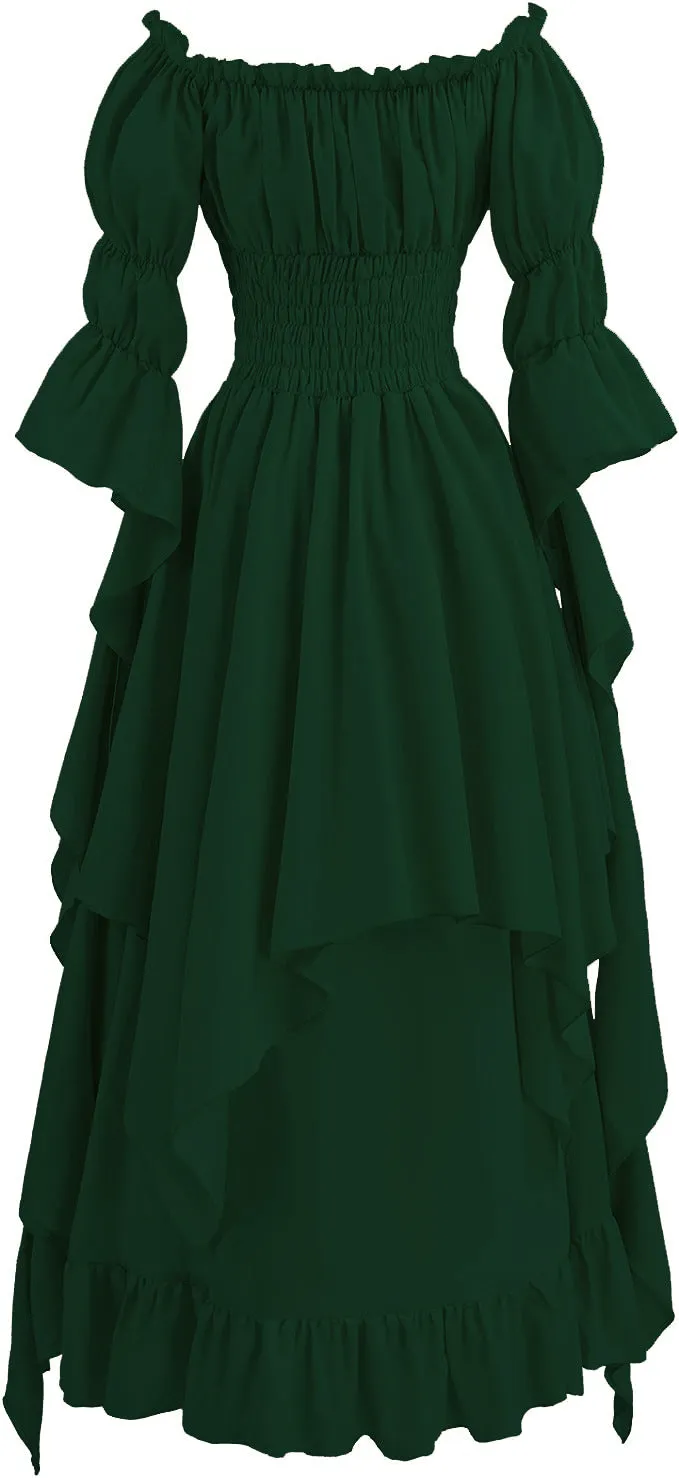 Solid Color Off Shoulder Tunic Dress
