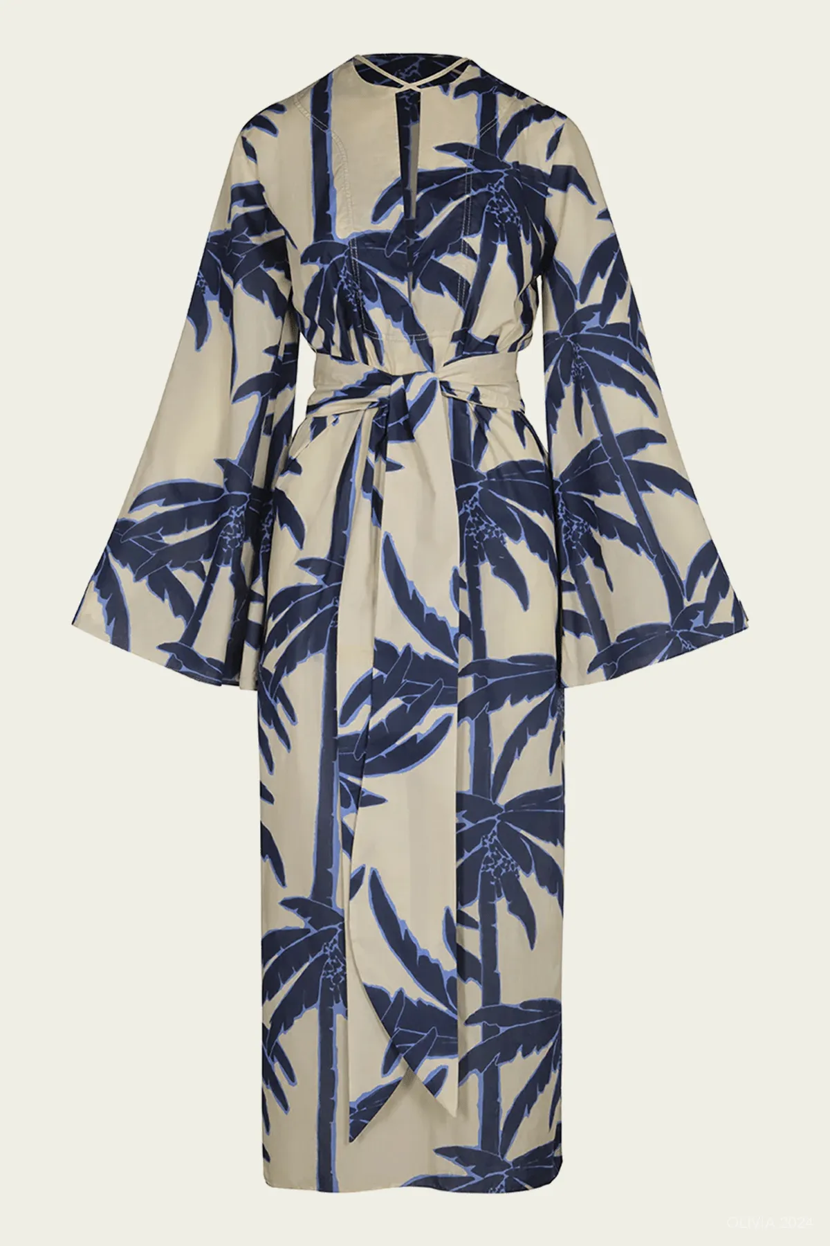 Sotaviento Tunic Dress in Swim Salty Palms