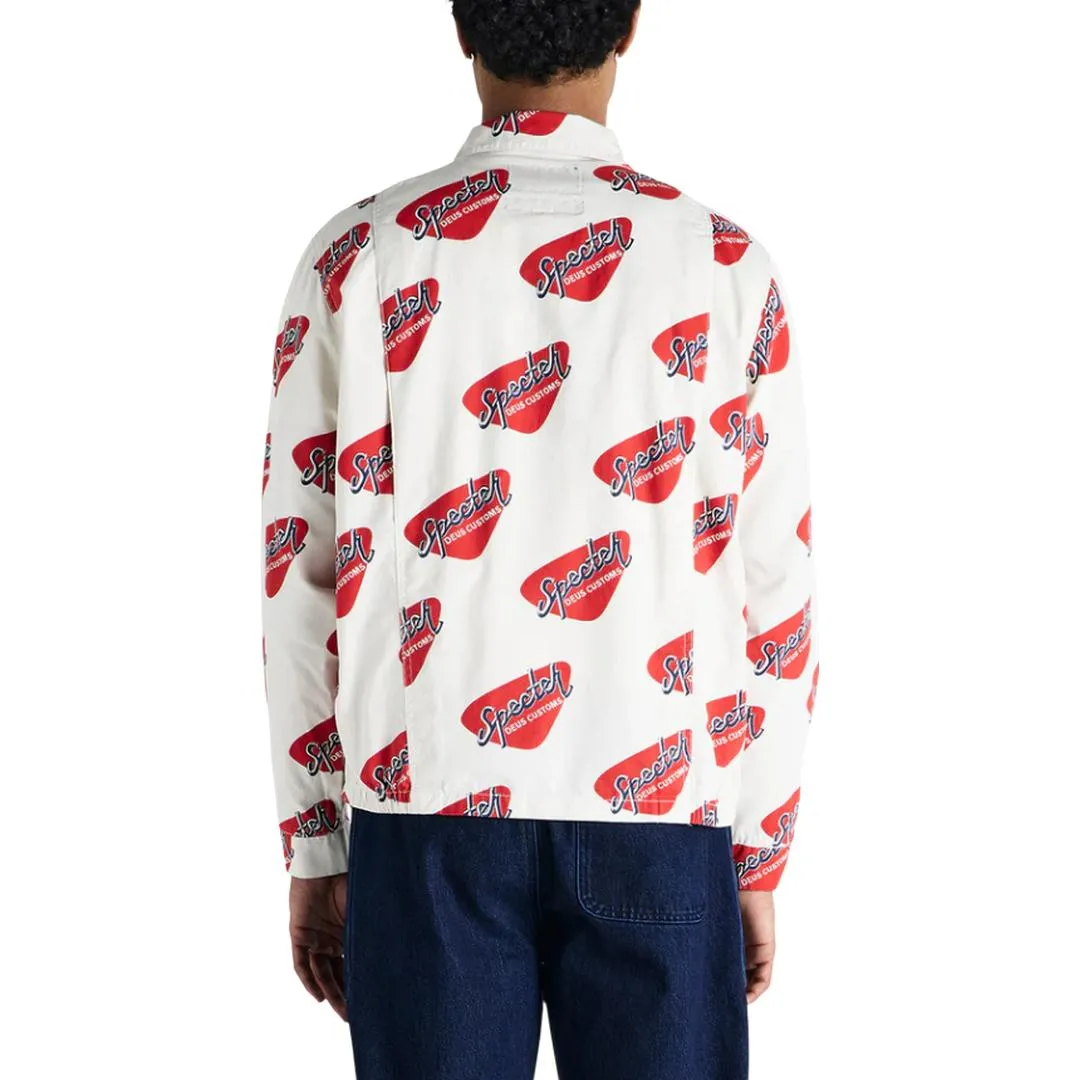 Specter Stamp Jacket Mens White