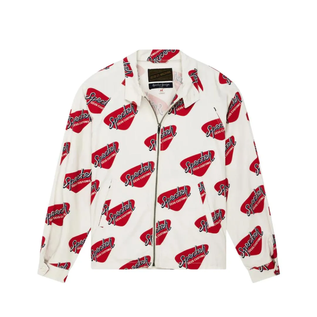 Specter Stamp Jacket Mens White