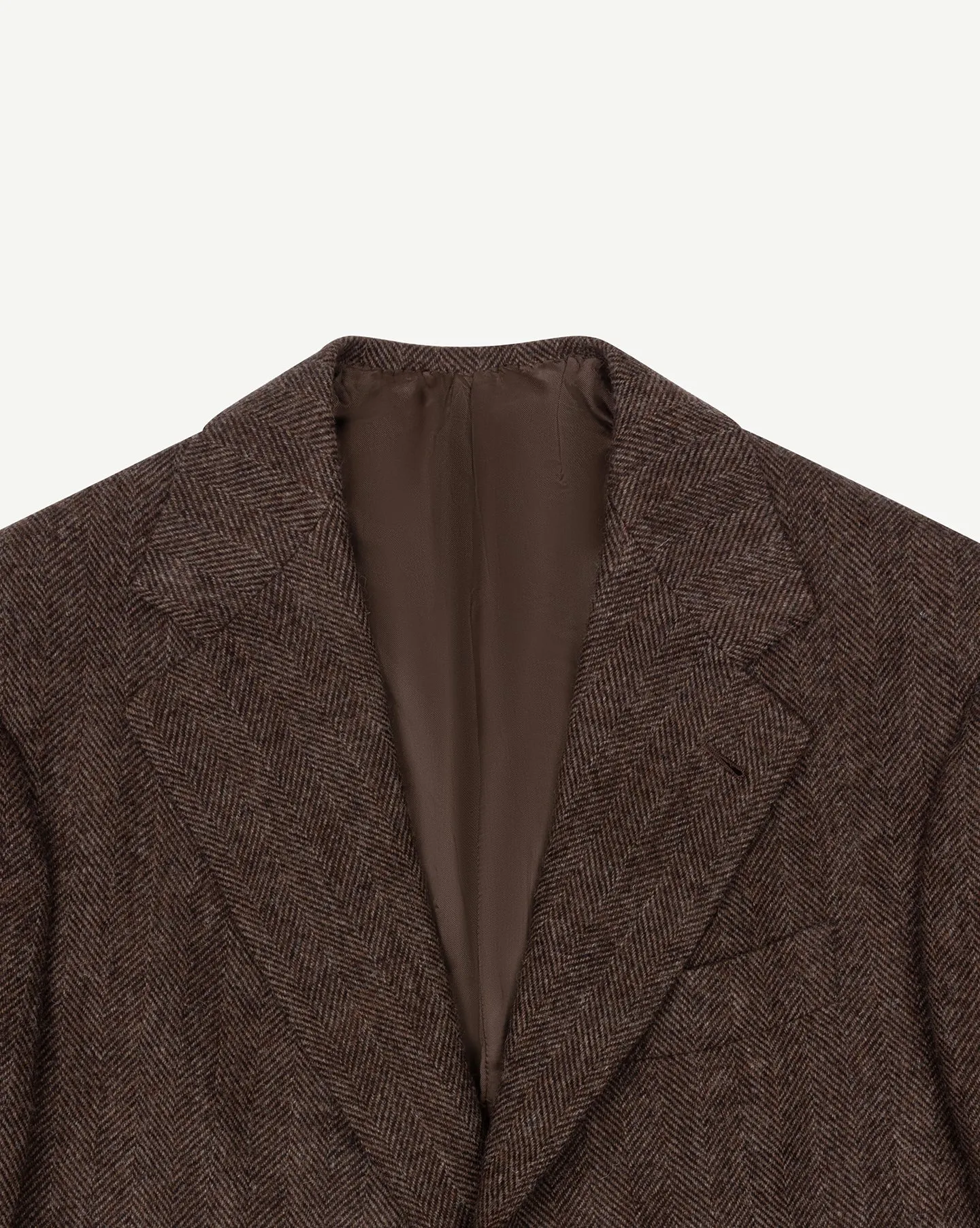 Sport Coat Brown Herringbone Tweed