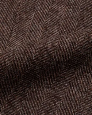 Sport Coat Brown Herringbone Tweed