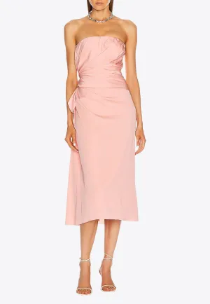 Strapless Midi Dress
