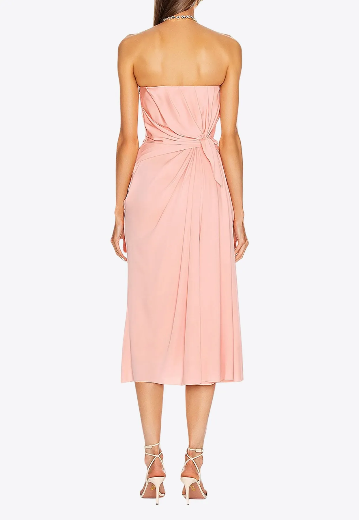 Strapless Midi Dress
