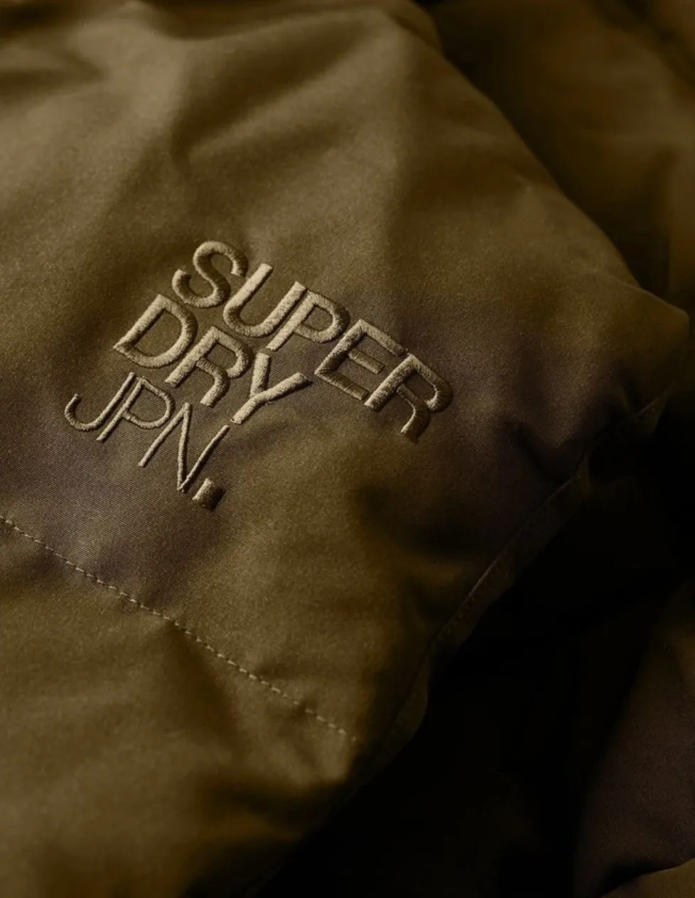 SUPERDRY Non Hooded Everest Gilet - Surplus Goods Olive Green
