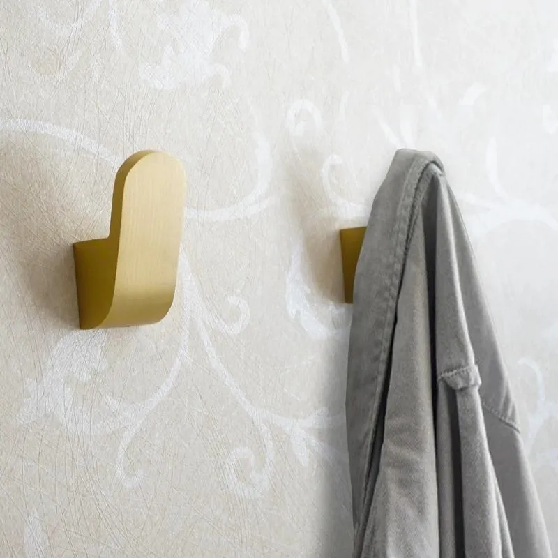 Taavita Modern Golden Brass Robe Wall Hooks