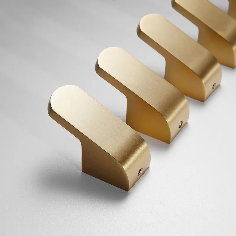 Taavita Modern Golden Brass Robe Wall Hooks