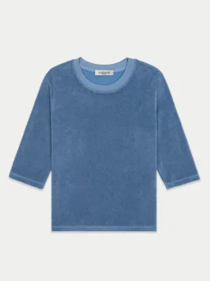 The Corfu Elbow Sleeve Crew in Terry