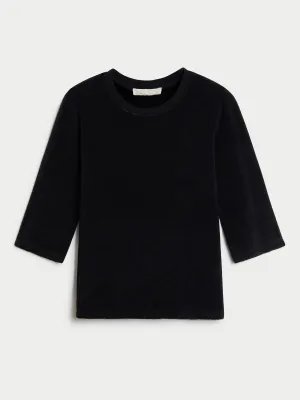 The Corfu Elbow Sleeve Crew in Terry