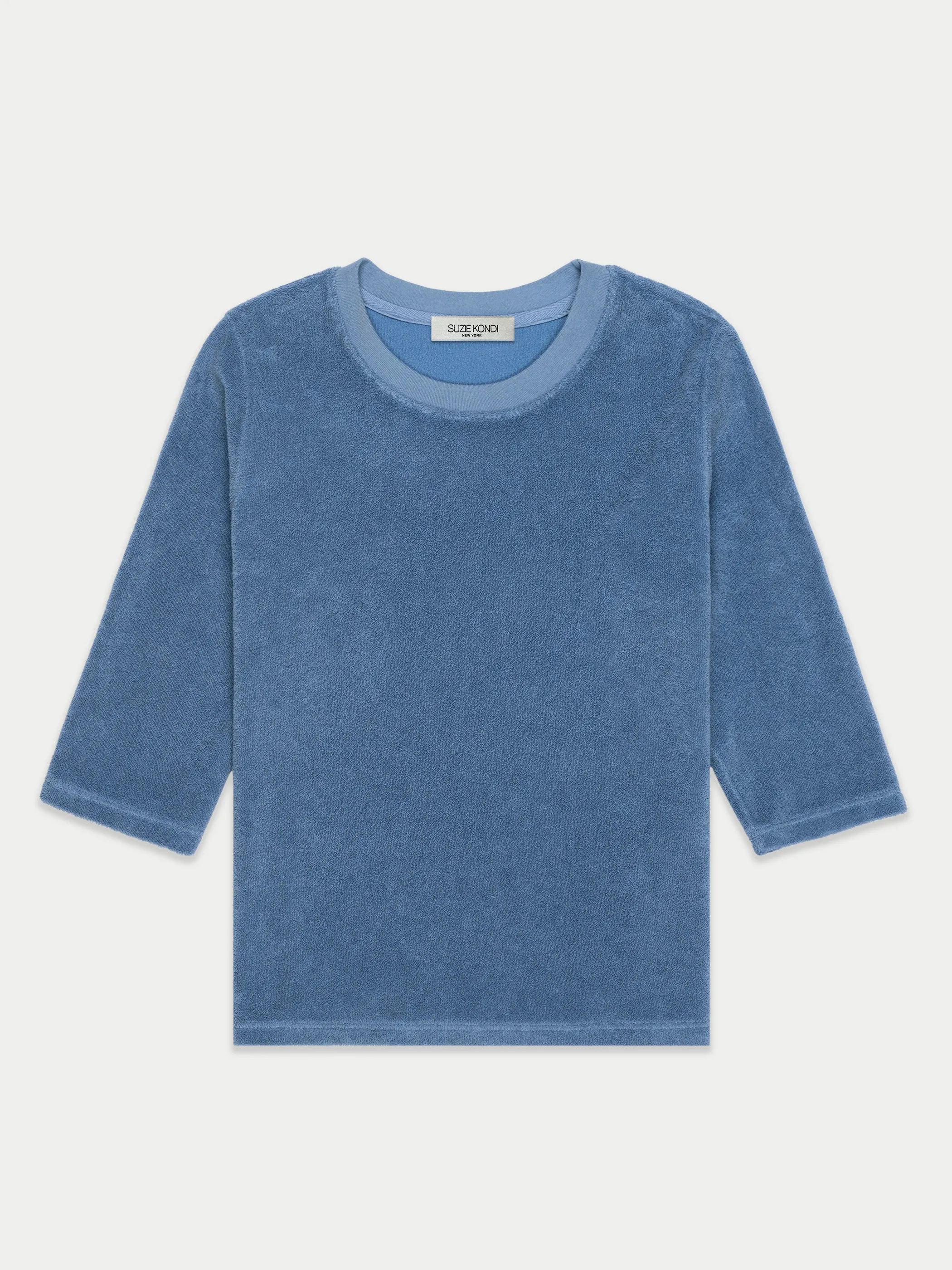 The Corfu Elbow Sleeve Crew in Terry
